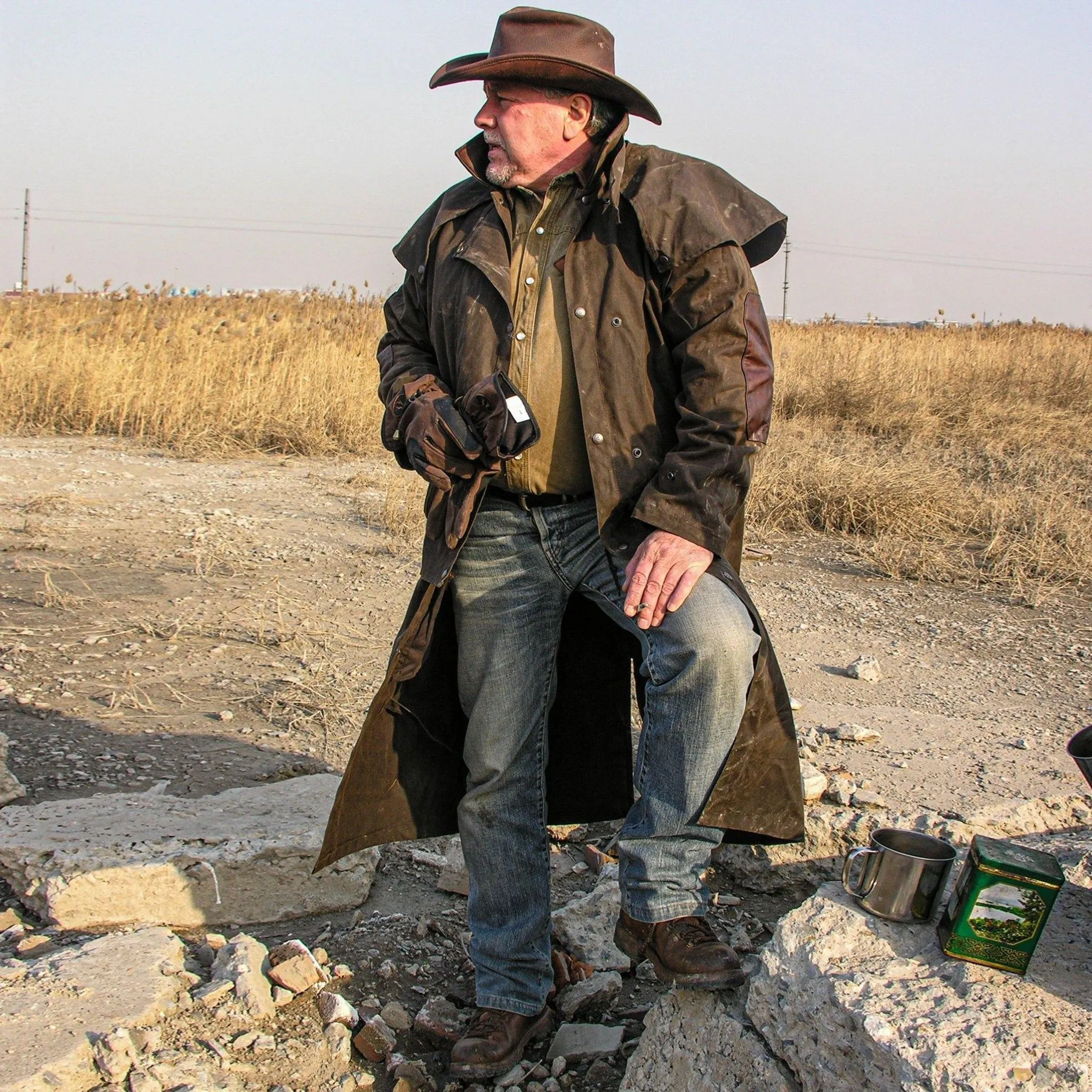 Long Rider 3-In-1 Drovers Coat in Black sold by Kakadu product image thumbnail 2