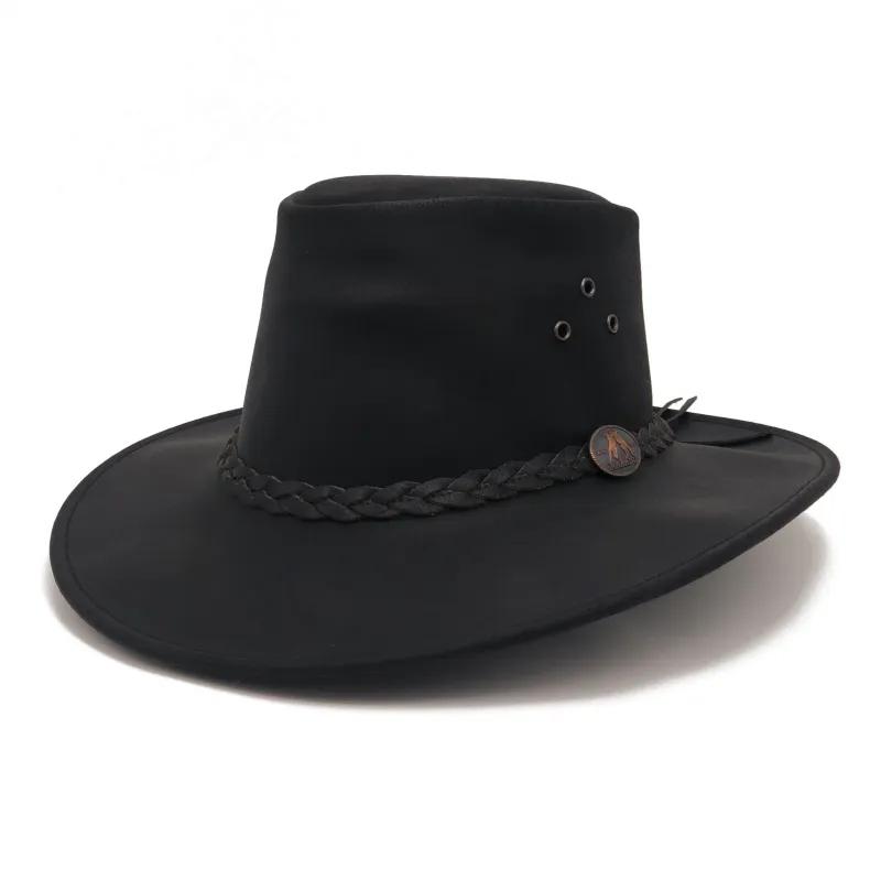 Iron Cove Leather Hat sold by Kakadu