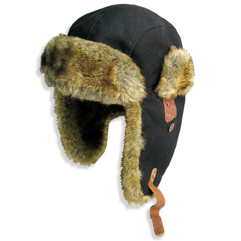 Huskie Canvas Aviator Hat sold by Kakadu