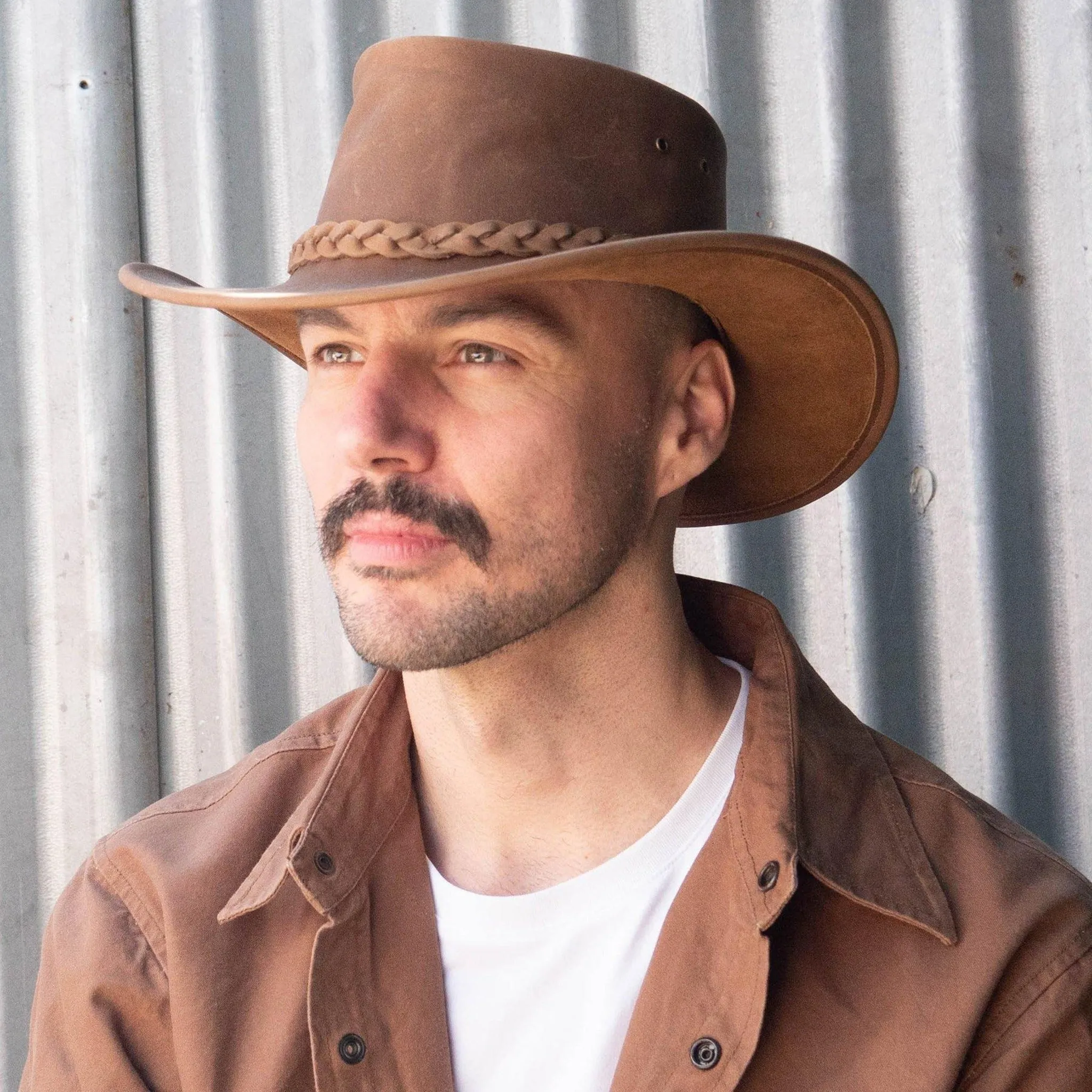 Nullarbor Hat in Tobacco sold by Kakadu product image thumbnail 2