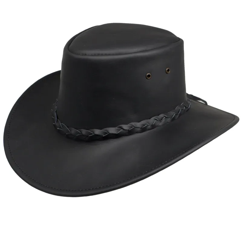 Nullarbor Hat in Black sold by Kakadu