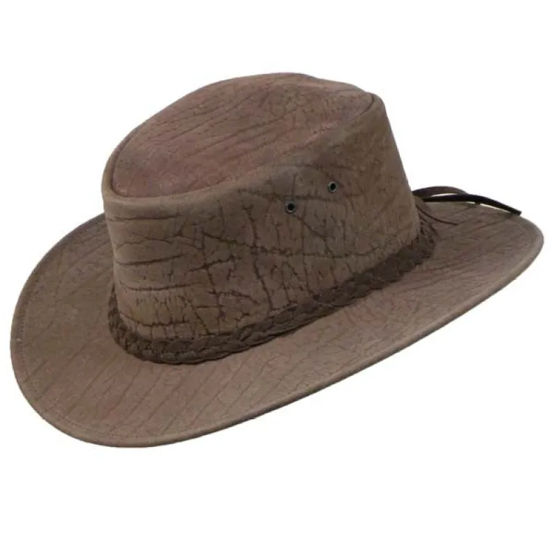Colonial Hat In Mud Grain made by Kakadu