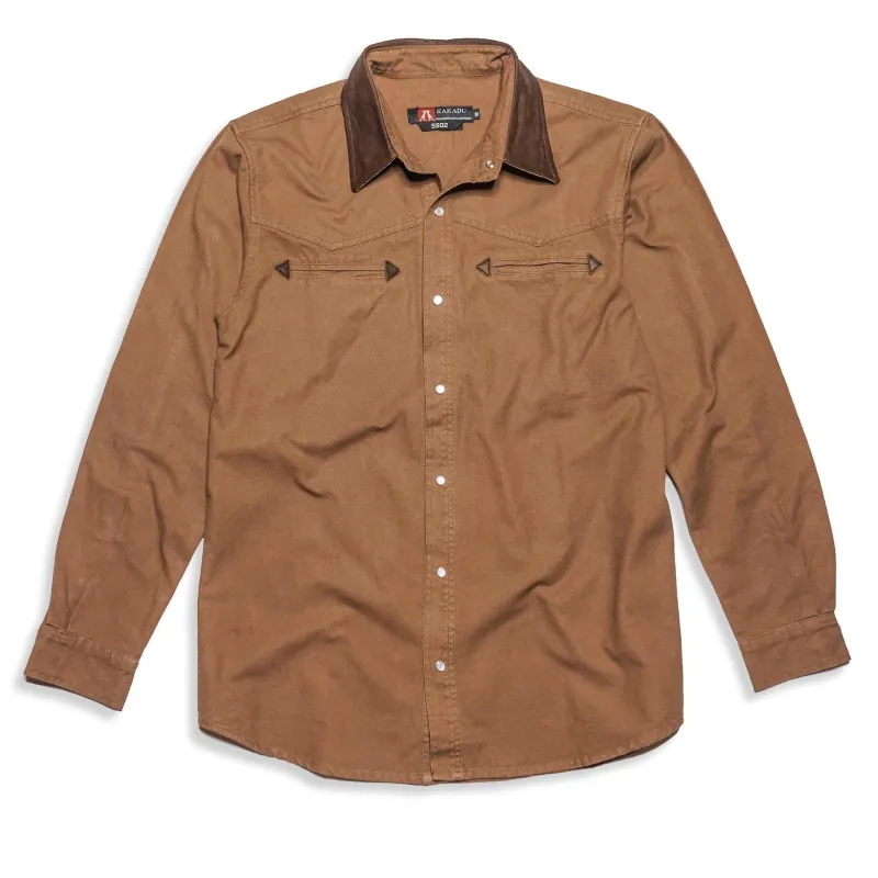 Nashville Shirt in Mustard sold by Kakadu