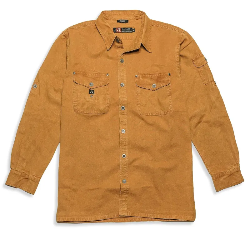 Toorak Shirt in Mustard sold by Kakadu