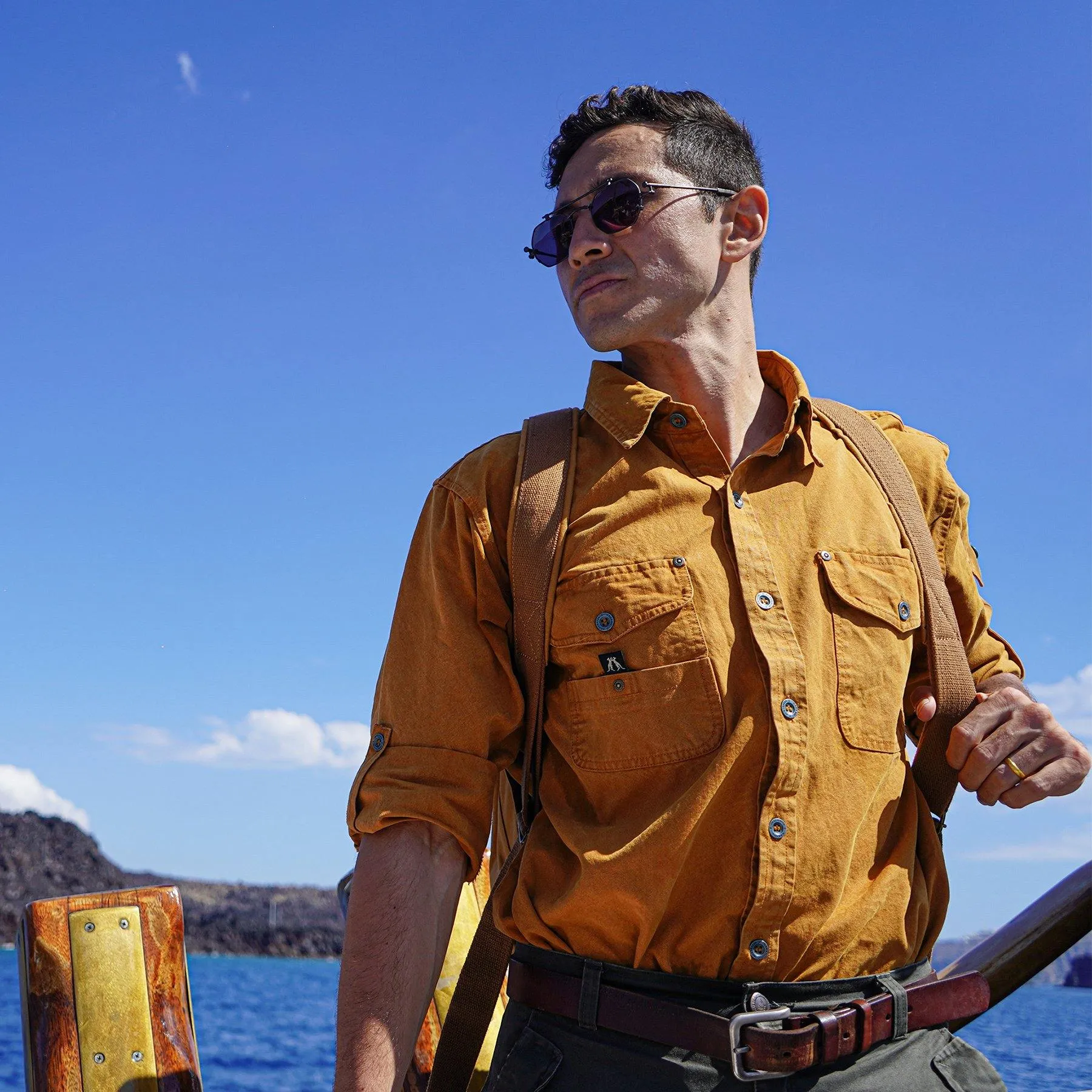 Toorak Shirt in Mustard sold by Kakadu product image thumbnail 2