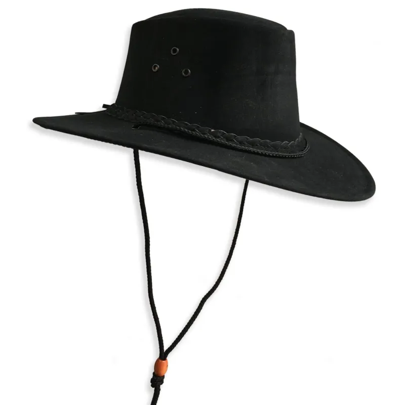 All-Weather Soaka Hat in Black sold by Kakadu