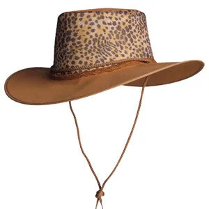 Leopard Canvas & Mesh Hat sold by Kakadu product image thumbnail 3
