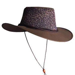 Leopard Canvas & Mesh Hat sold by Kakadu product image thumbnail 2