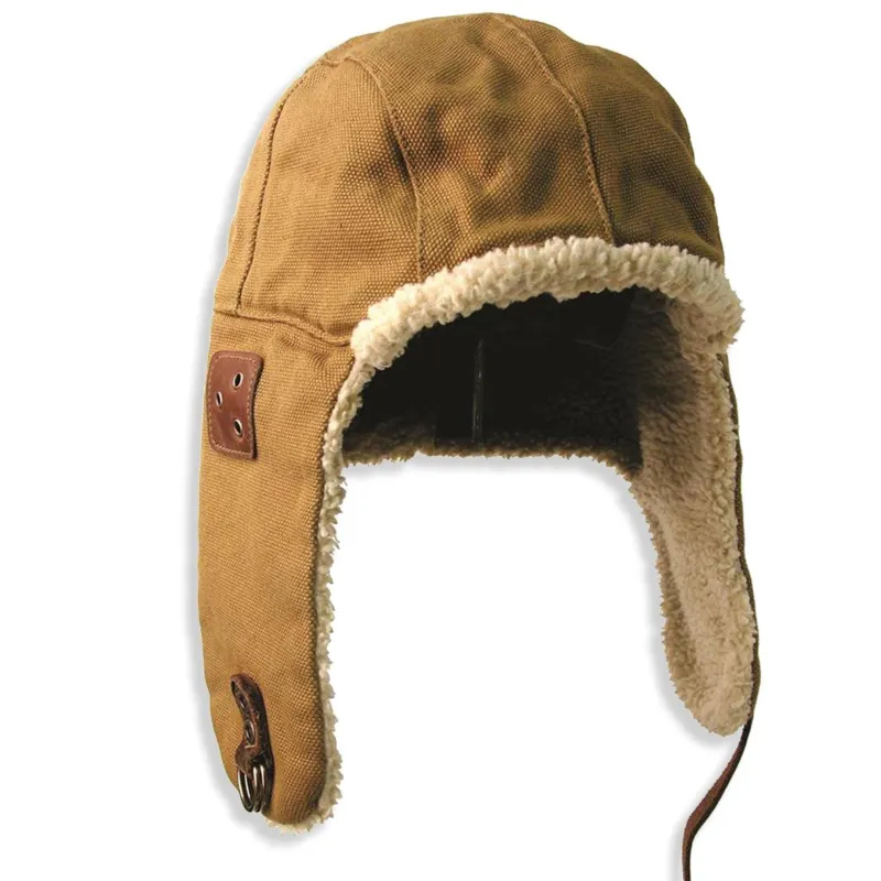 Baron Aviator Hat in Tobacco sold by Kakadu