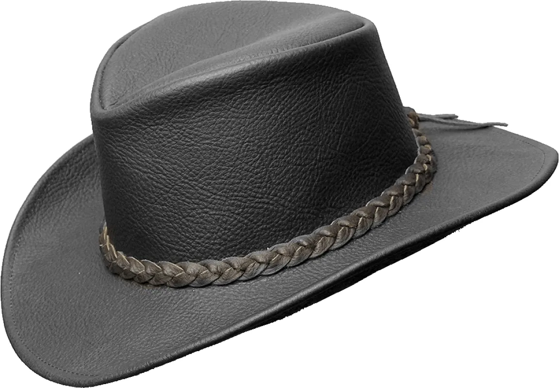 Blackwell Hat In Black Pebble sold by Kakadu