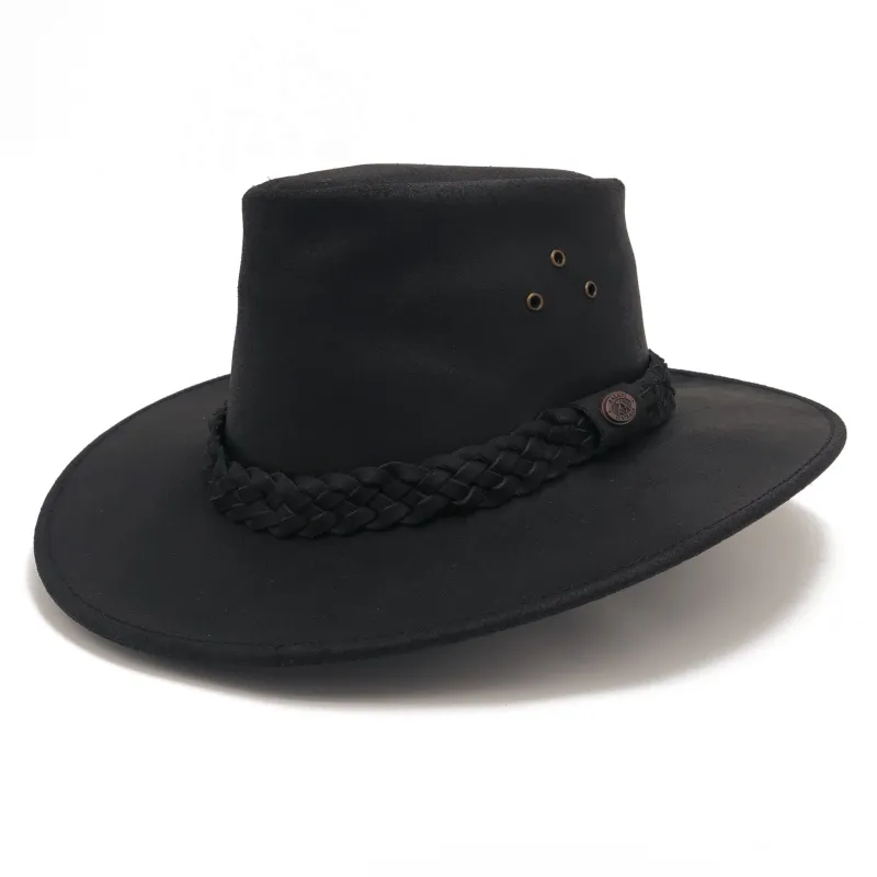 Bushranger Hat In Black sold by Kakadu