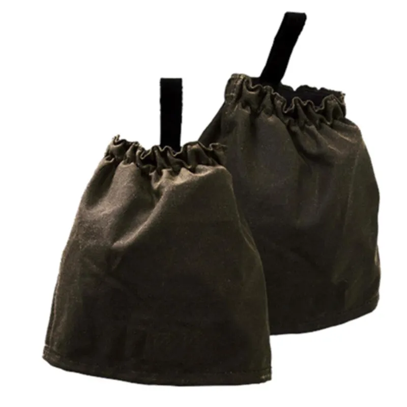 Short Boot Guards in Black sold by Kakadu