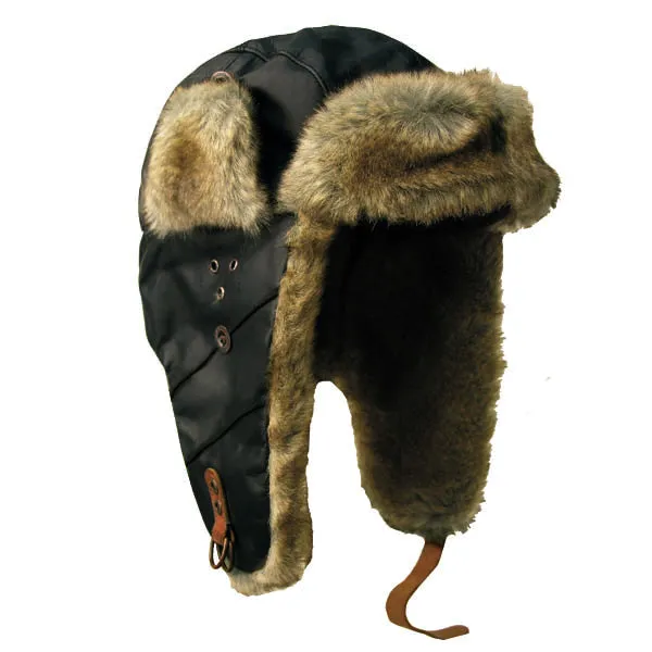 Inlander Leather Aviator Hat In Brown sold by Kakadu product image thumbnail 2