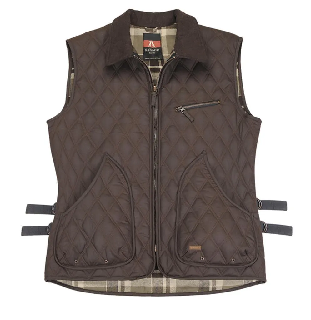 Women's Fremantle Vest in Brown sold by Kakadu