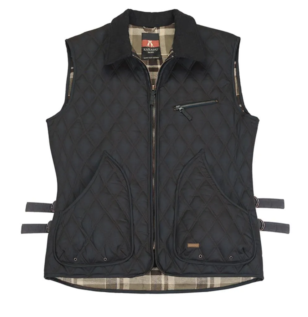 Women's Fremantle Vest in Black sold by Kakadu