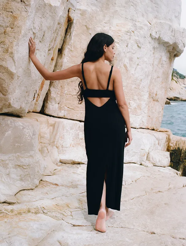 Nobradress® Kyla - Coton Côtelé - Noir-Ebène sold by Mina Storm