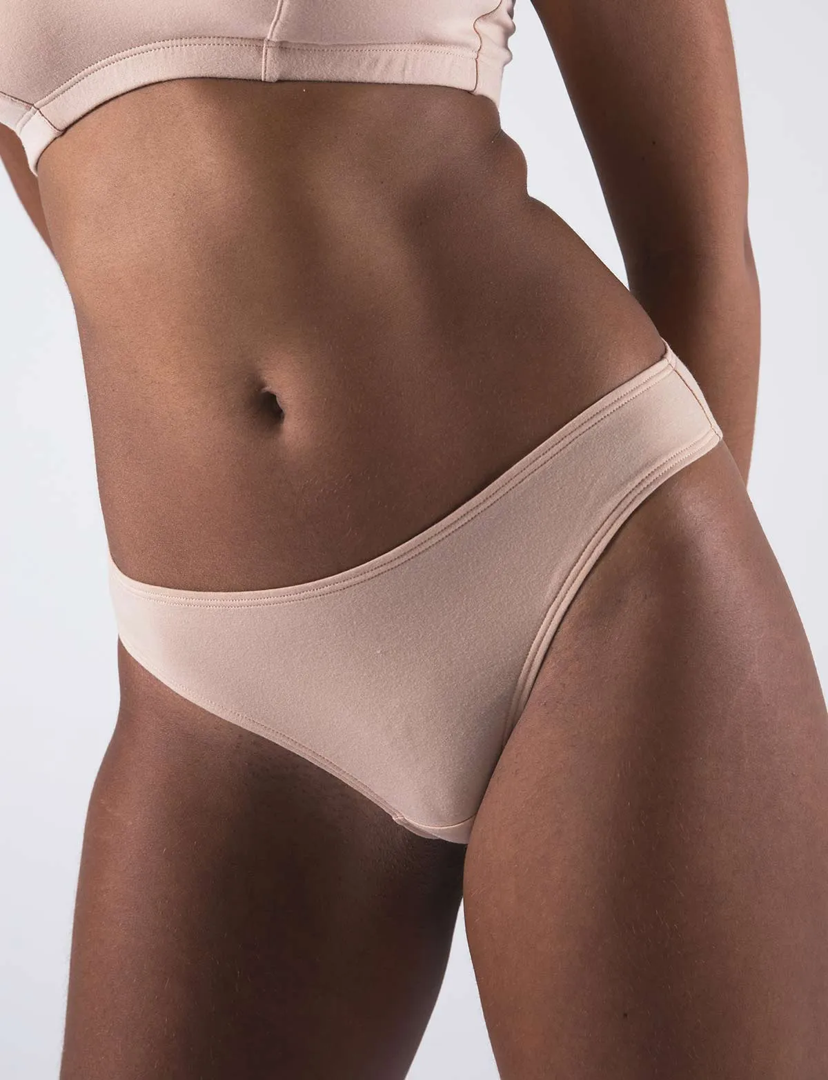 Tangas Coton Bio x3 - Nude-Sable sold by Mina Storm product image thumbnail 4