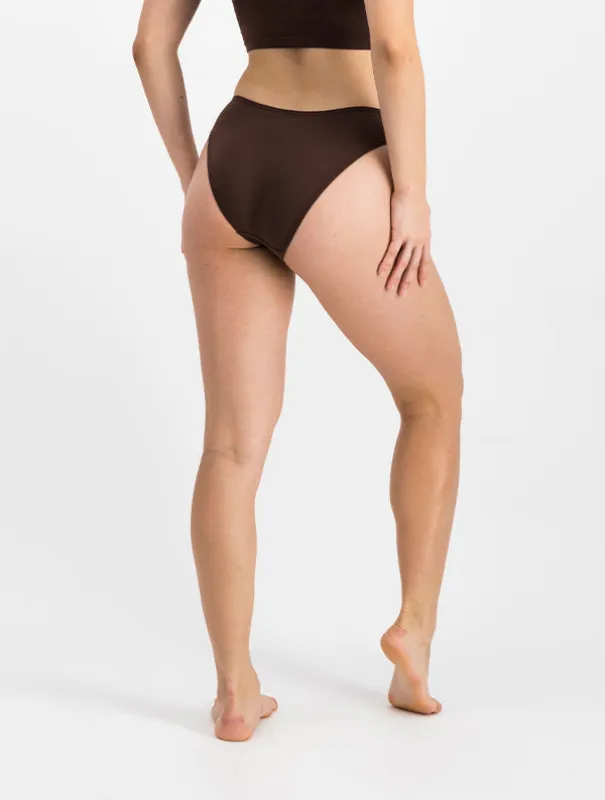 Culotte Anna - Coton Bio - Nude-Brun sold by Mina Storm