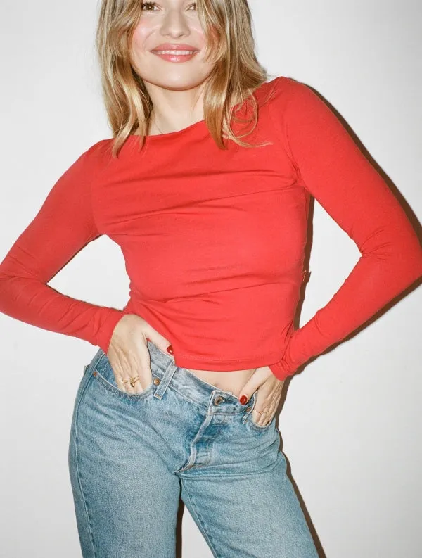 Nobratop® FERRAT x Sabina Socol - Coton Bio - True-Red sold by Mina Storm