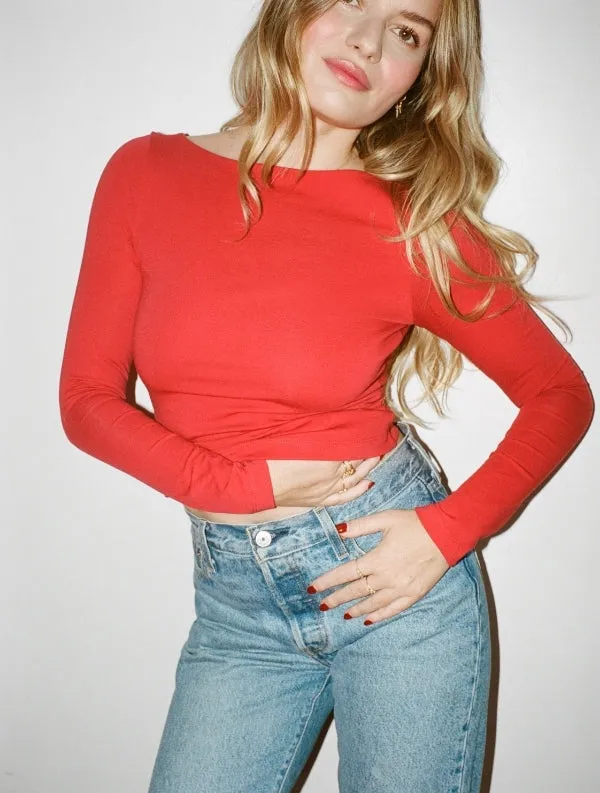 Nobratop® FERRAT x Sabina Socol - Coton Bio - True-Red sold by Mina Storm product image thumbnail 3