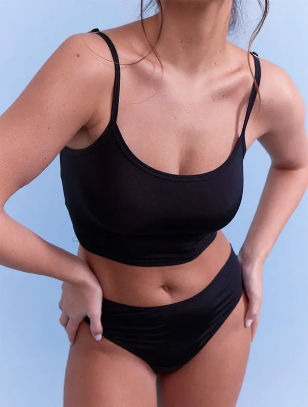 Nobratop® Suki - Nylon recyclé - Black-Gloss made by Mina Storm