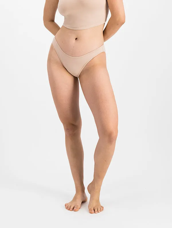 Culotte Anna - Coton Bio - Nude-Sable sold by Mina Storm product image thumbnail 3