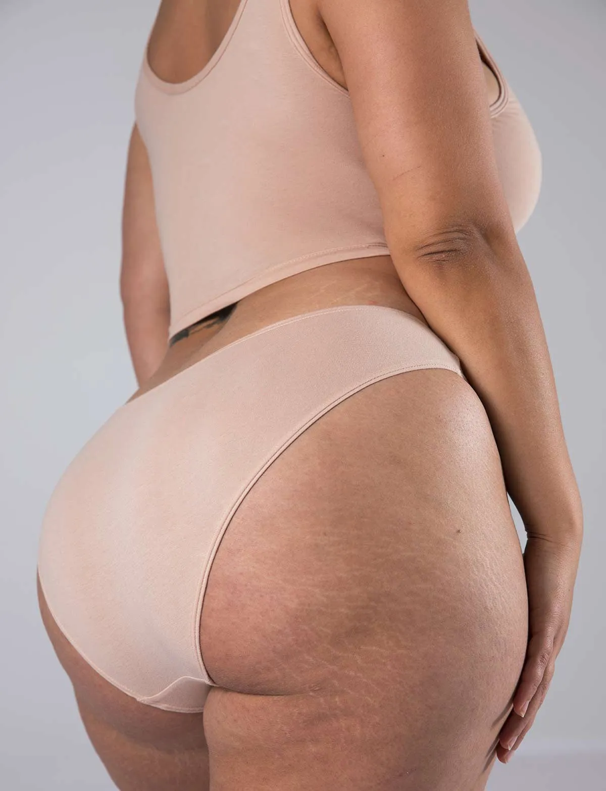 Culotte Anna - Coton Bio - Nude-Sable sold by Mina Storm product image thumbnail 5