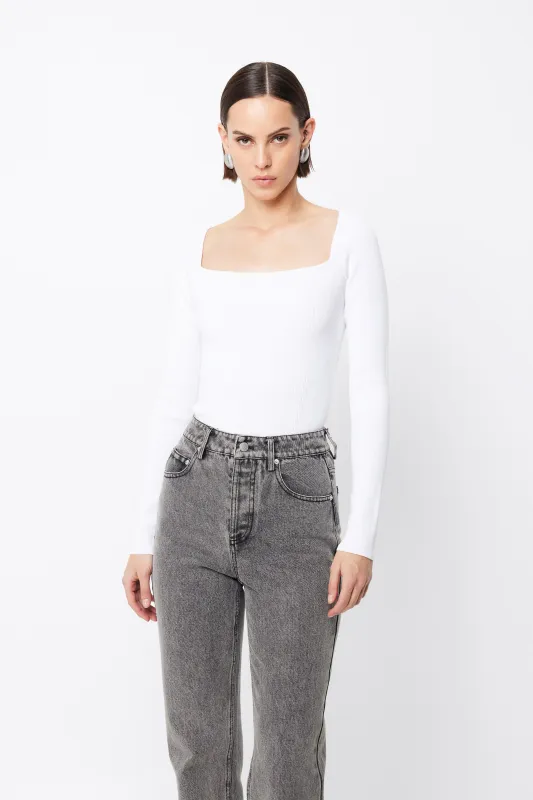 Manhattan Long Sleeve Top sold by Mossman