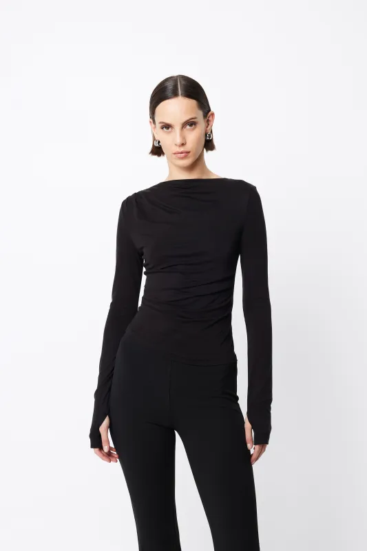 Astor Long Sleeve Top sold by Mossman