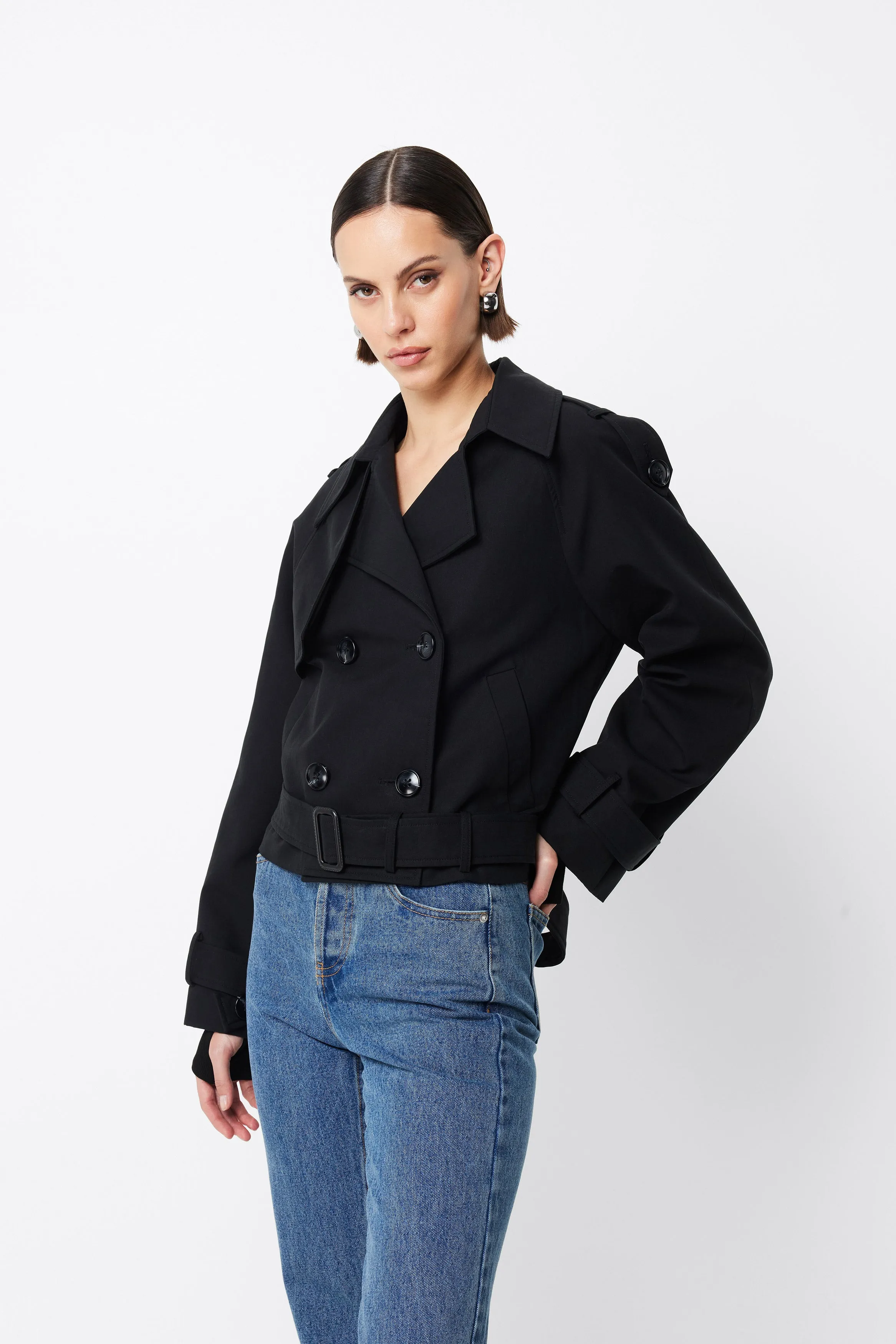 Franklin Cropped Trench sold by Mossman product image thumbnail 5