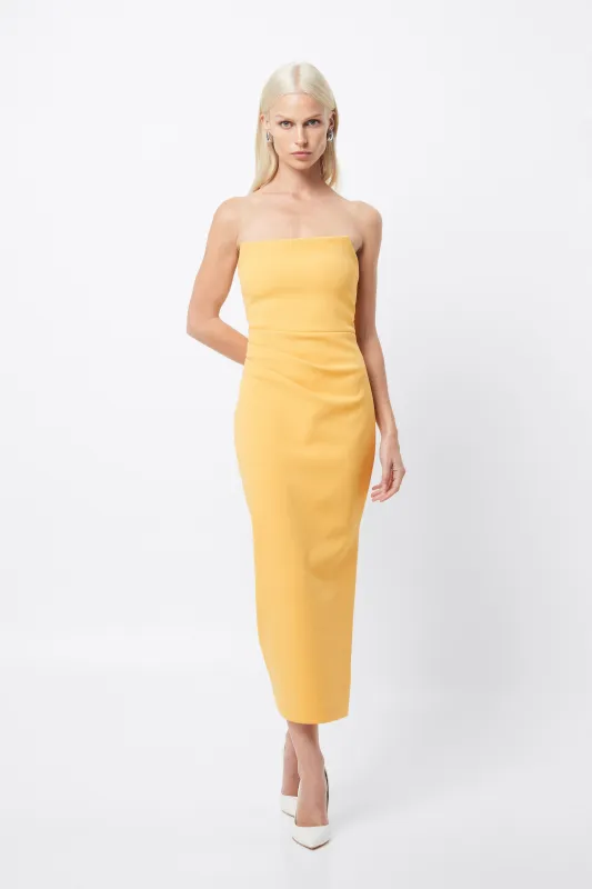 Revere Draped Midi Dress sold by Mossman