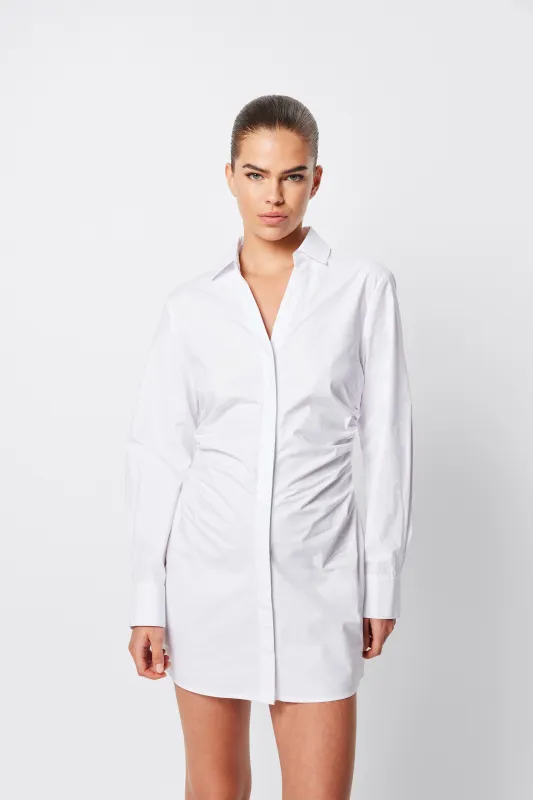 Marseille Mini Shirt Dress sold by Mossman