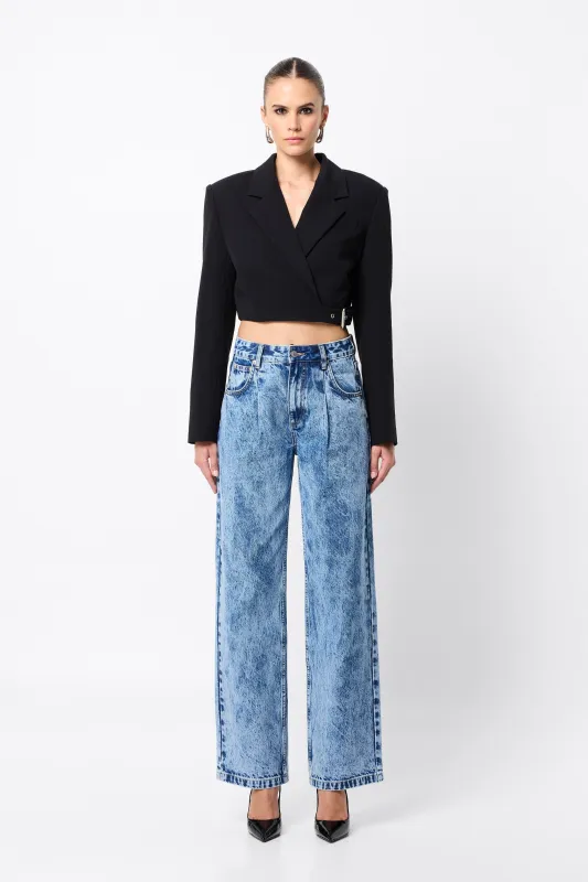 Rebellion Crop Blazer sold by Mossman