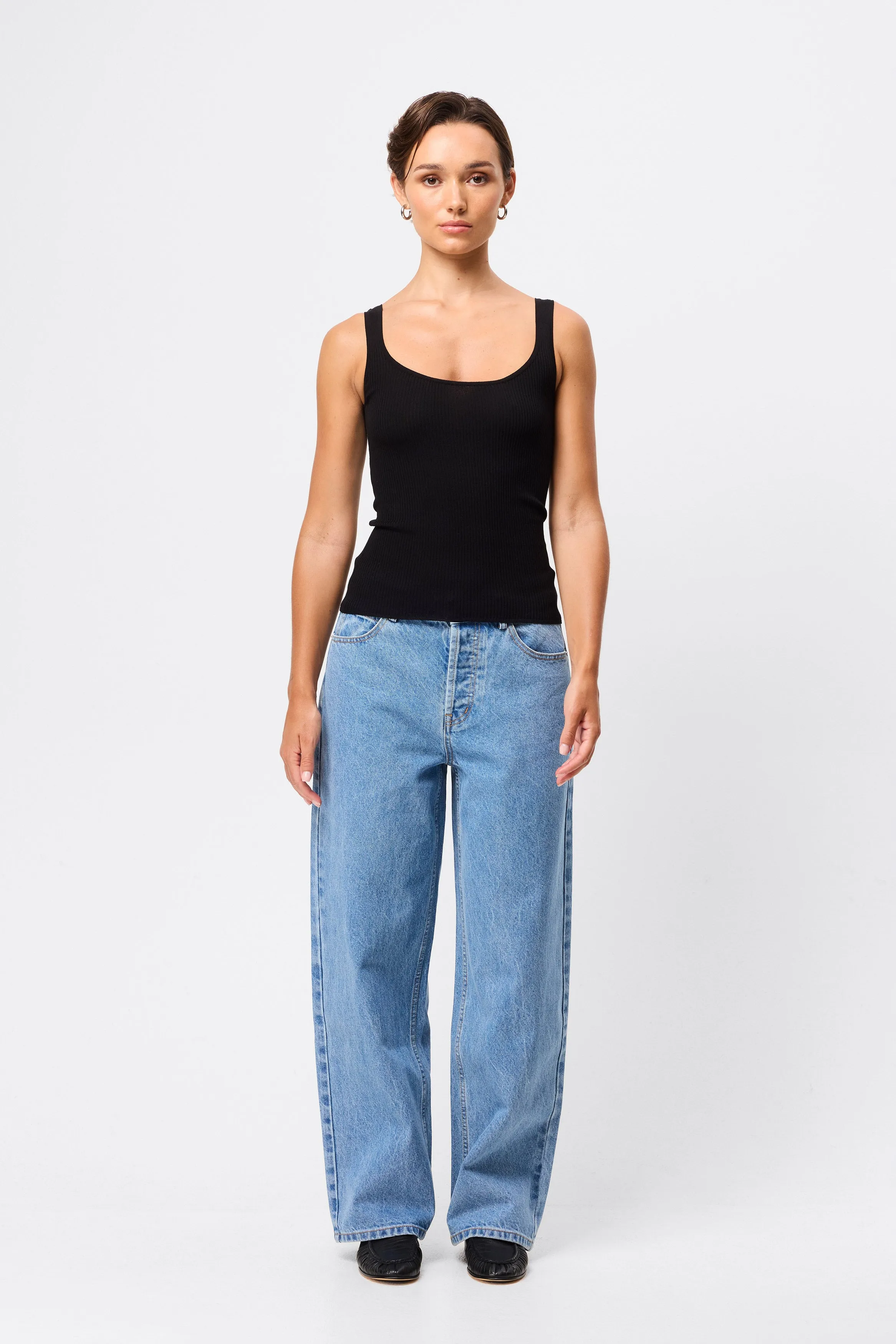 Fine Line Knit Tank sold by Mossman product image thumbnail 5