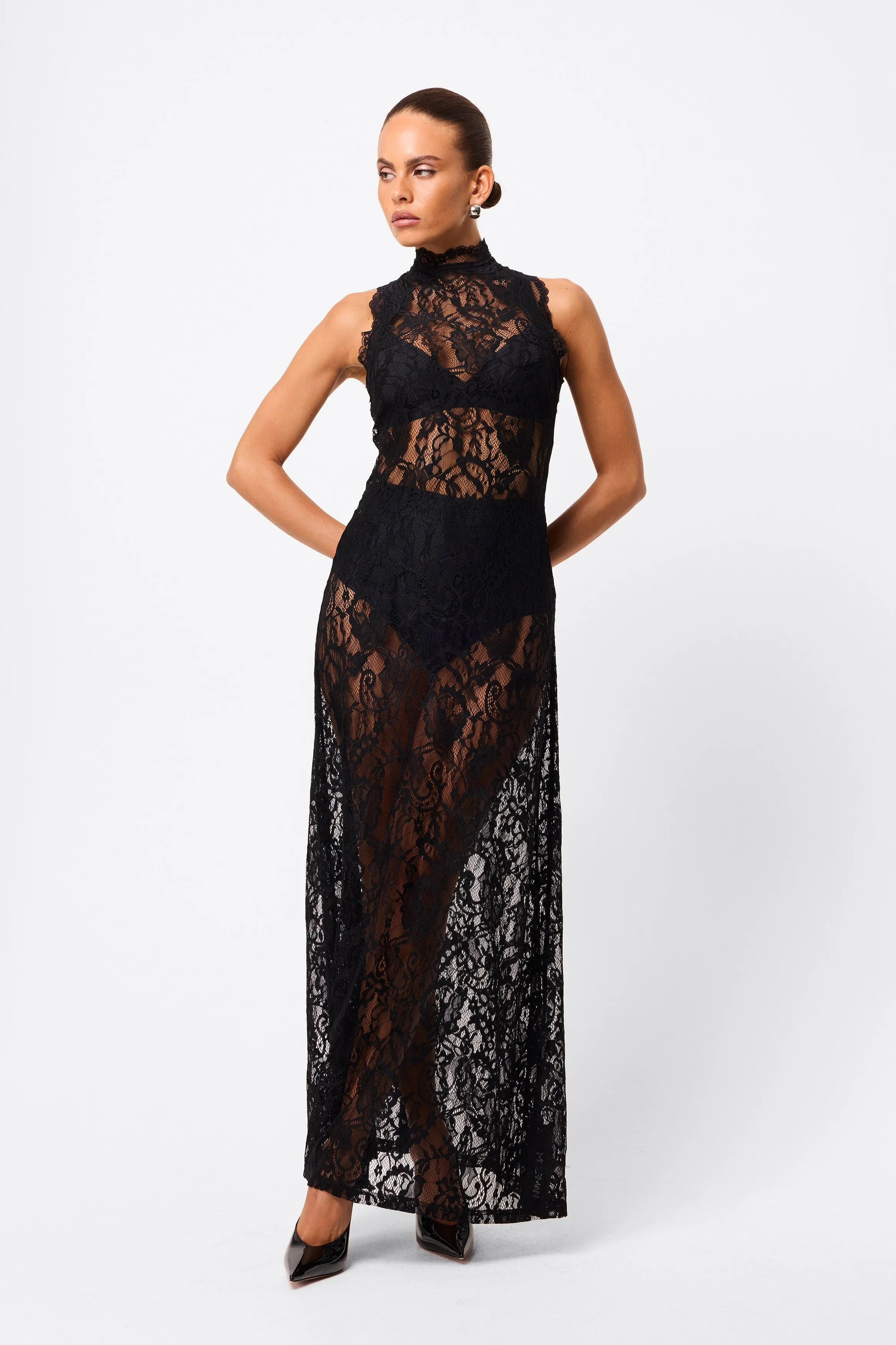 Laced In Love Maxi Dress sold by Mossman