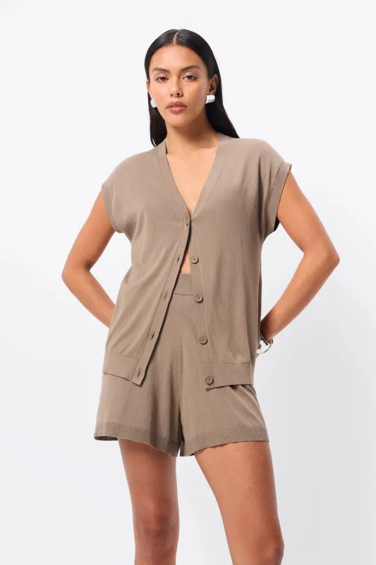 Once Again Knit Vest sold by Mossman