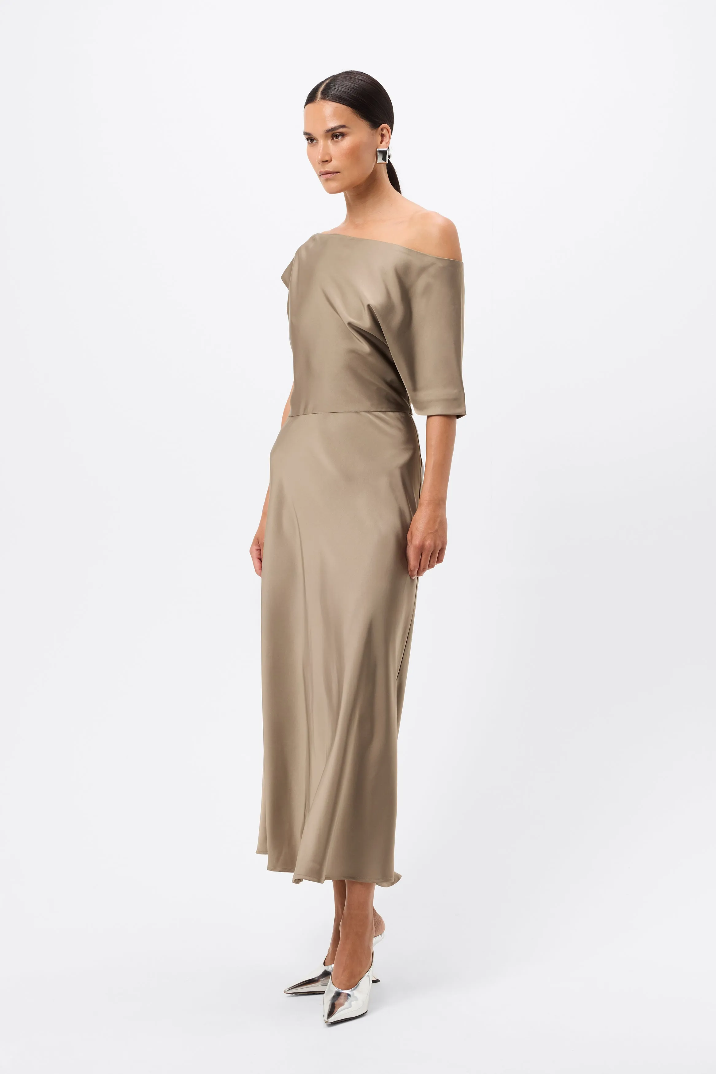 Love In The Dark Midi Dress sold by Mossman product image thumbnail 5