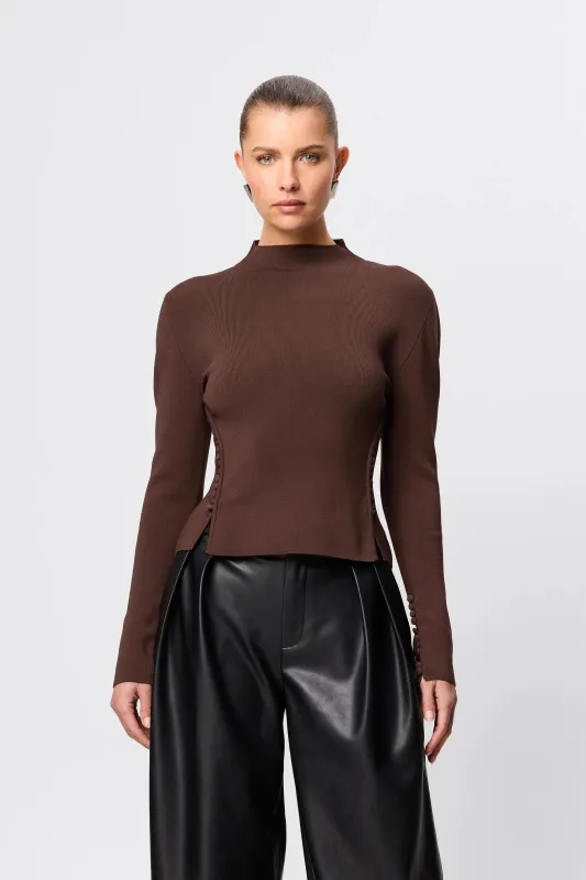 Windsor Knit Top made by Mossman