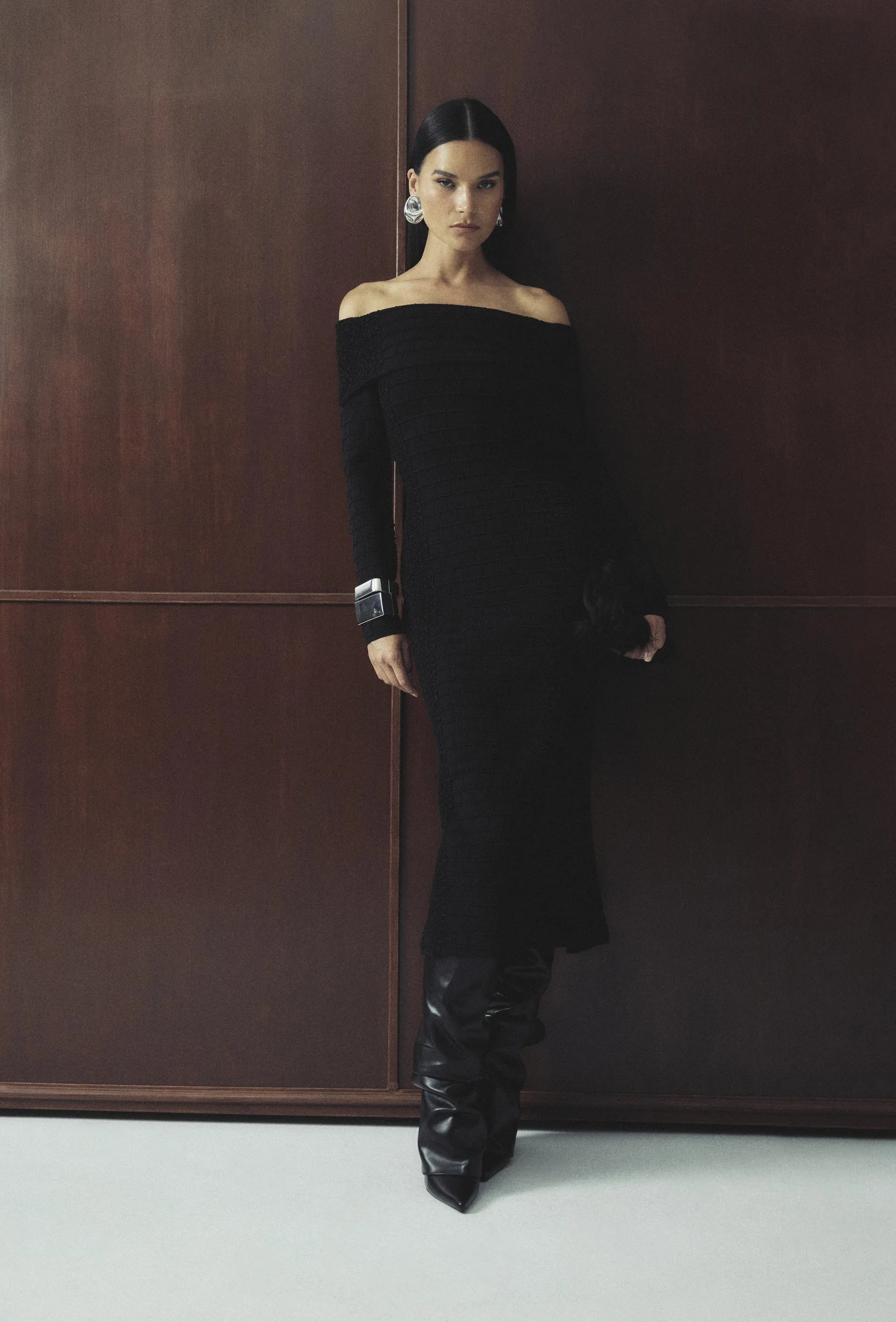 Carter Knit Midi Dress sold by Mossman product image thumbnail 2