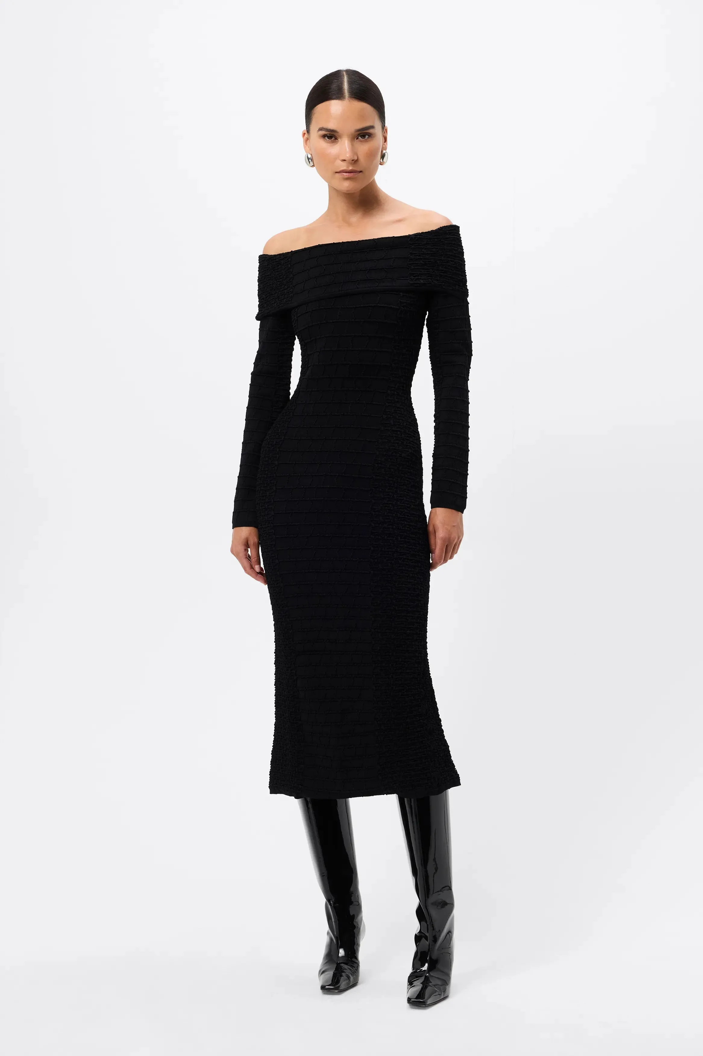 Carter Knit Midi Dress sold by Mossman