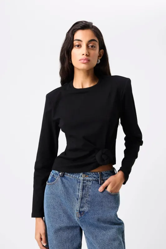 Tied & True Long Sleeve Top made by Mossman