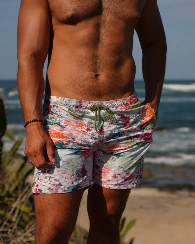 Perla Beaded Men's Swim Shorts made by Sandy Bottom Swimwear