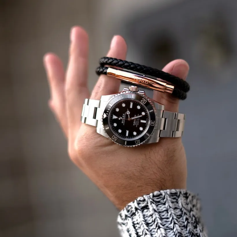 Woven Adjustable Double - RoseGold & Black sold by Rose Gold & Black product image thumbnail 2