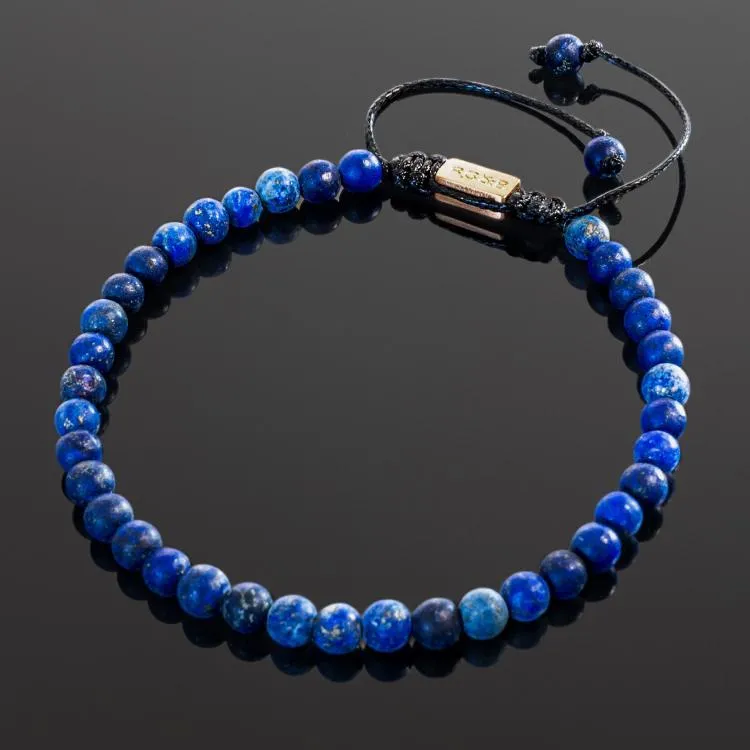 Minimal Lapis Lazuli Bead Bracelet sold by Rose Gold & Black product image thumbnail 2