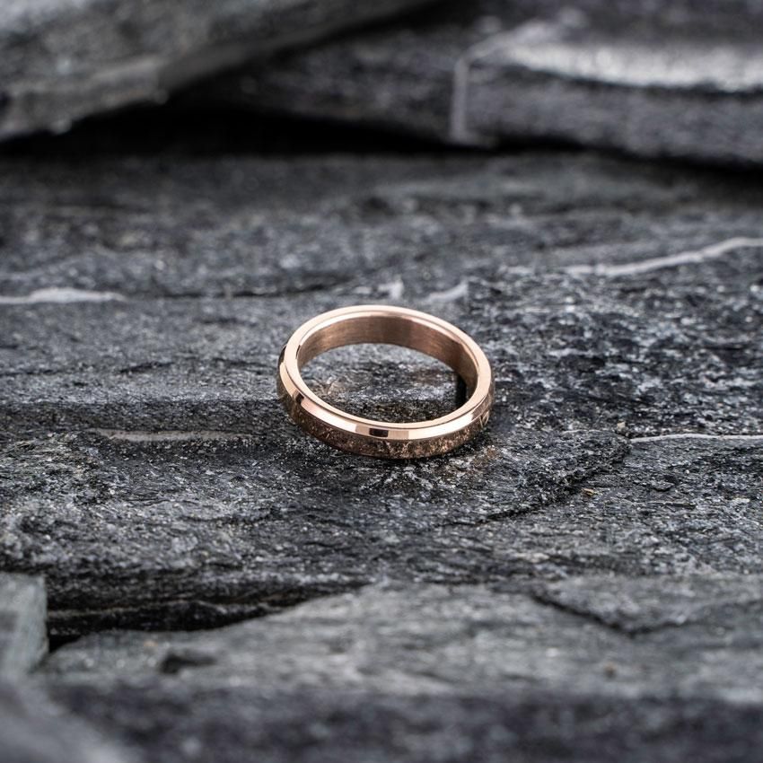 Minimal Ring in Polished Rose Gold sold by Rose Gold & Black product image thumbnail 4