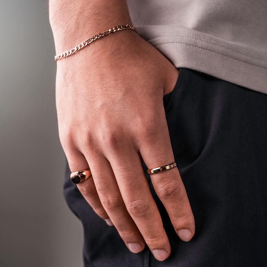 Vintage Signet Ring in Rose Gold sold by Rose Gold & Black product image thumbnail 3