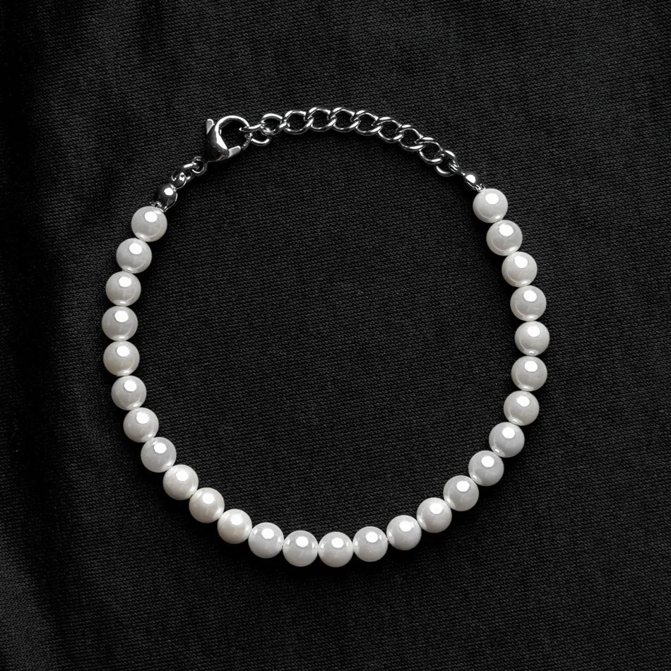 Pearl Bracelet - Silver sold by Rose Gold & Black product image thumbnail 5