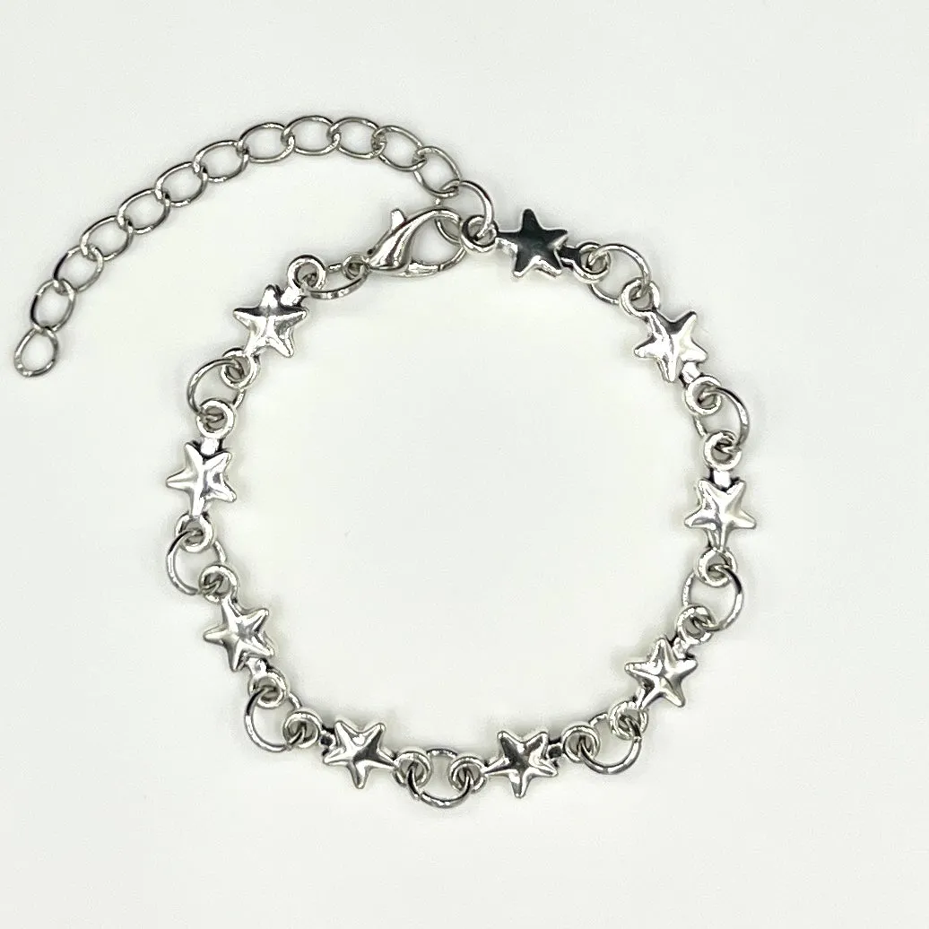 Astralis Link Chain Bracelet - Silver sold by Rose Gold & Black