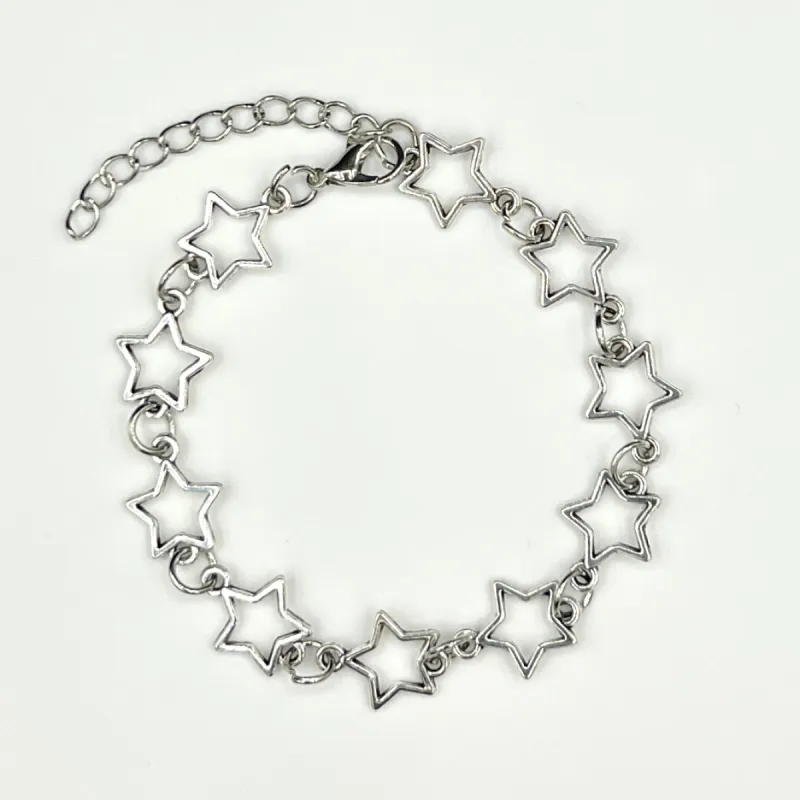 Stellar Link Chain Bracelet - Silver sold by Rose Gold & Black