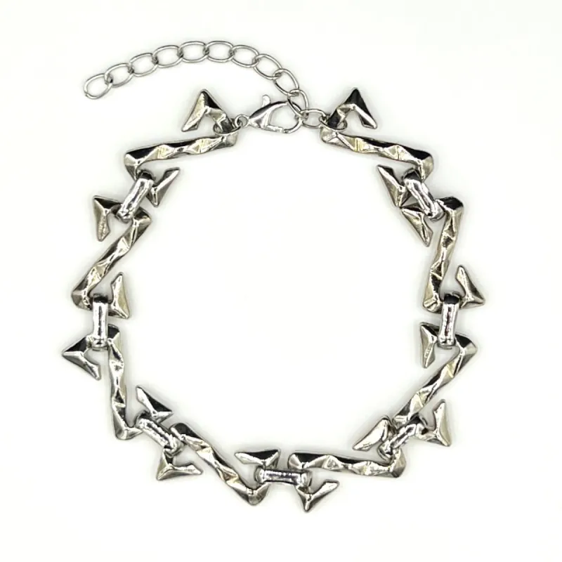 Vanguard Link Chain Bracelet - Silver sold by Rose Gold & Black